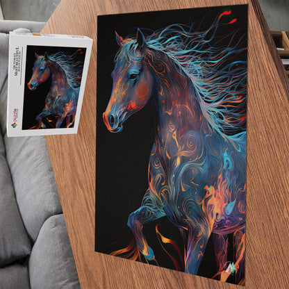 fire horse animal jigsaw puzzle