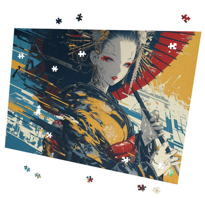 sci-fi fantasy japanese geisha robot jigsaw puzzle