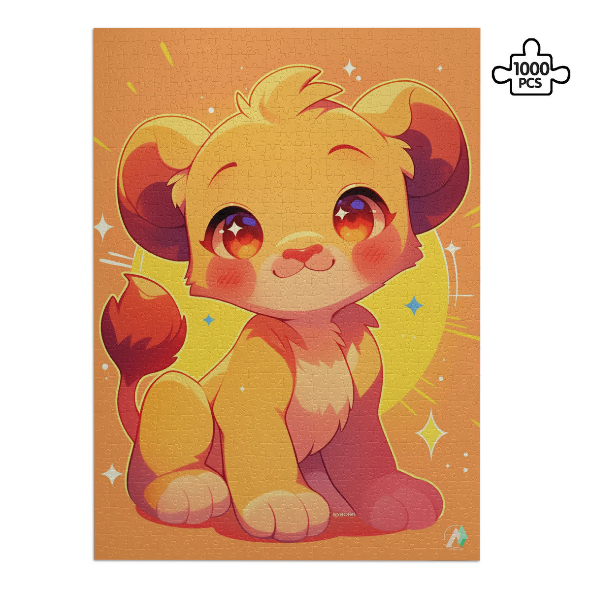 cute baby safari animal lion jigsaw puzzle