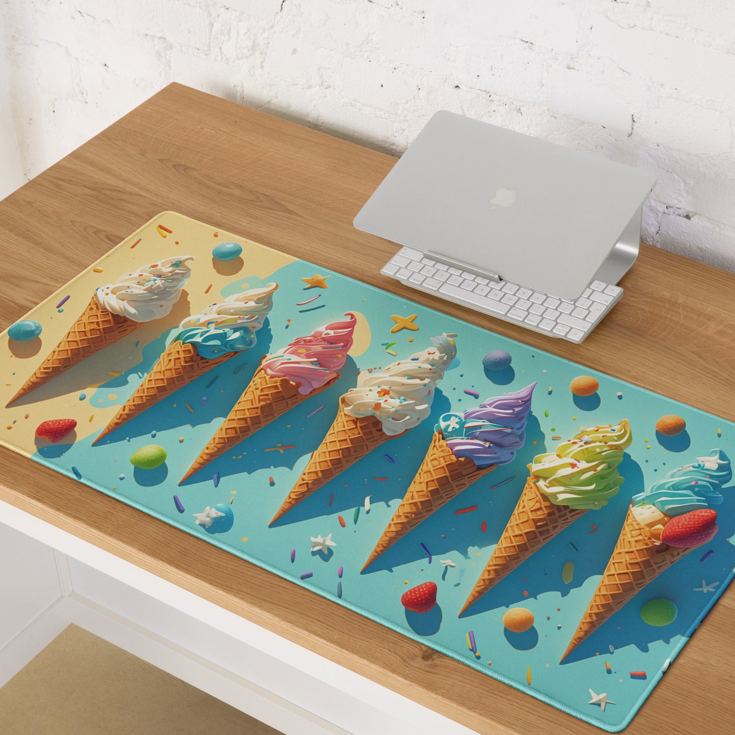 Summer Swirls I | Gaming Mouse Pad