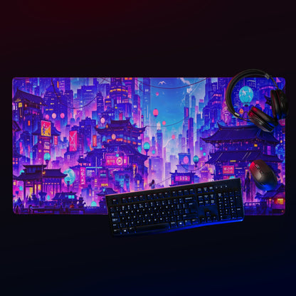 Neon Metropolis | Gaming Mouse Pad