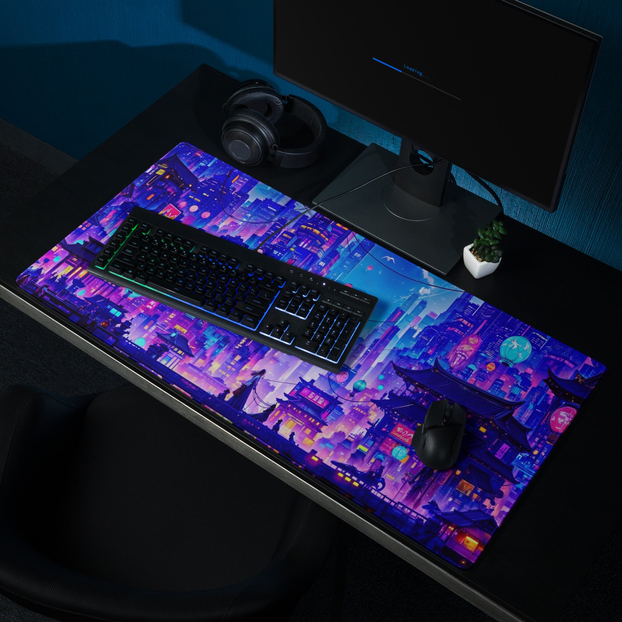 Neon Metropolis | Gaming Mouse Pad