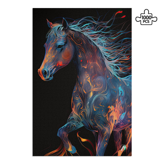 fire horse animal jigsaw puzzle