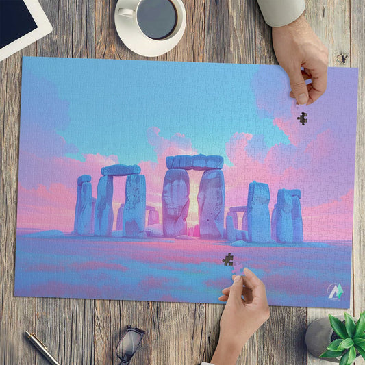 PUZZLE_H1 Cardboard Jigsaw Puzzle (1000-Piece)