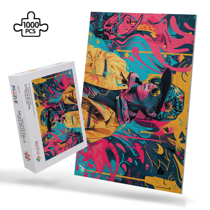 abstract streetwear model jigsaw puzzle