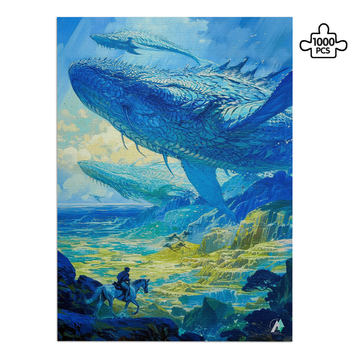 surreal sci-fi space fantasy jigsaw puzzle