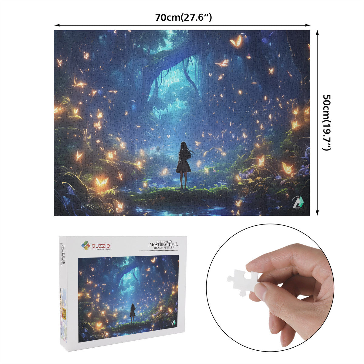 fantasy landscape magical forest fairies jigsaw puzzle